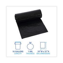 16 Gallon Black Trash Can Liners