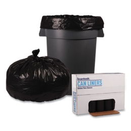 60 Gallon Black Trash Can...