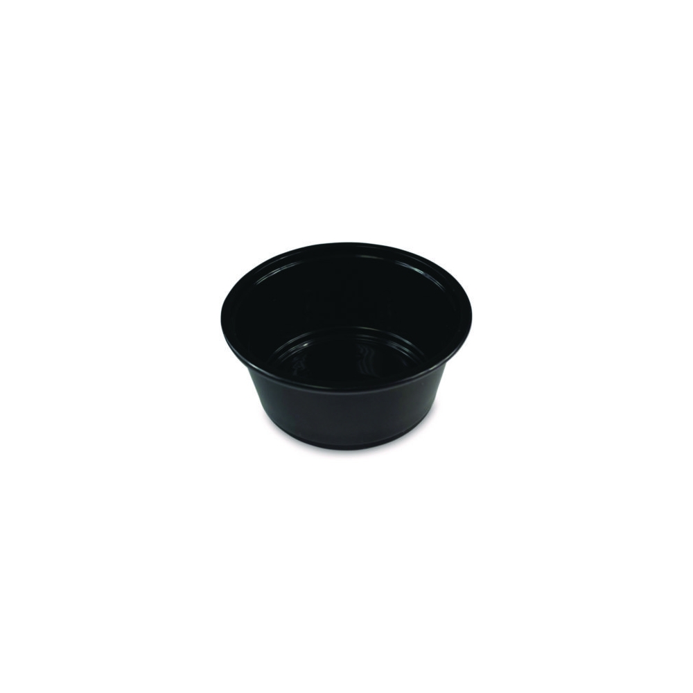 3.5 oz. Black Soufflé/Portion Cups