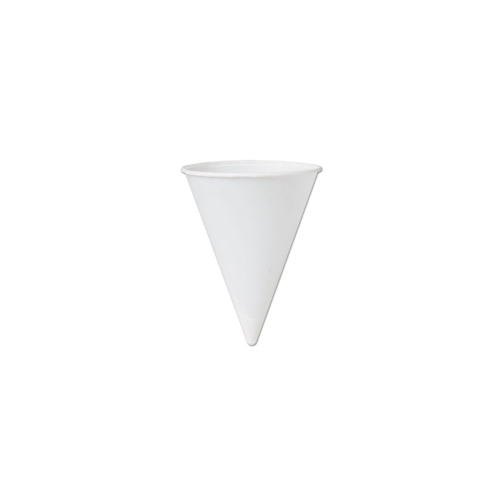 4.25 oz. Bare Eco-Forward Treated Paper Cone Cups