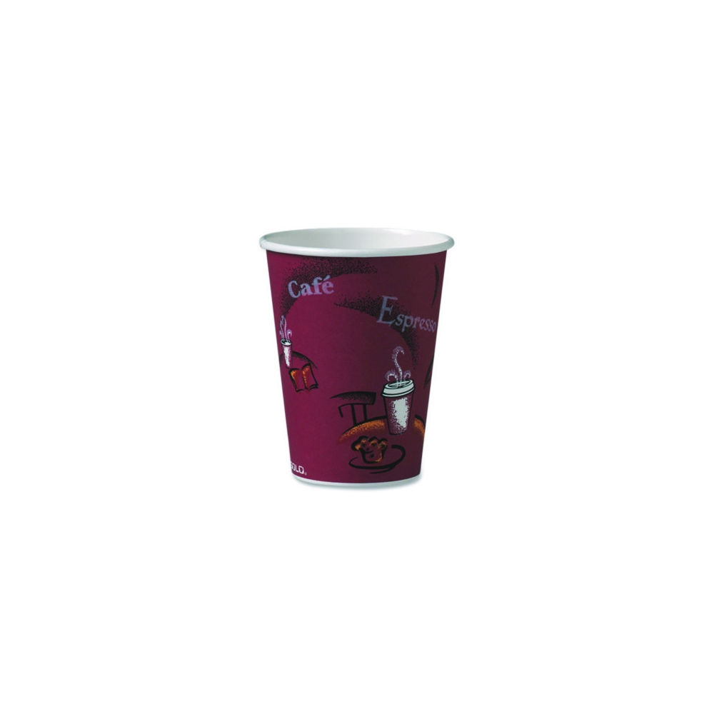 12 oz. Bistro Design Paper Hot Cups