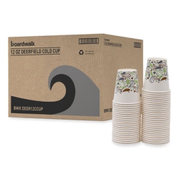 12 oz. Deerfield Printed Paper Cold Cups