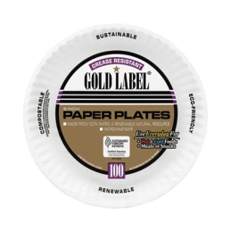 6” Coated Paper Plates