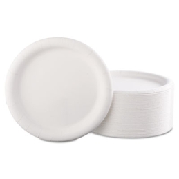 9” Premium Coated Paper Plates