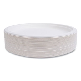 10” Vanguard Renewable and Compostable Sugarcane Plates