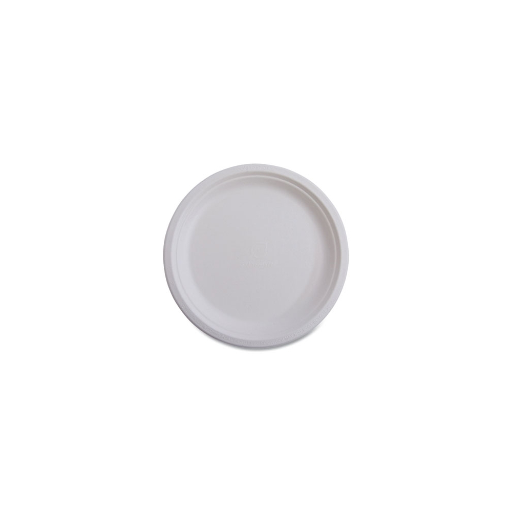 6” Vanguard Renewable and Compostable Sugarcane Plates