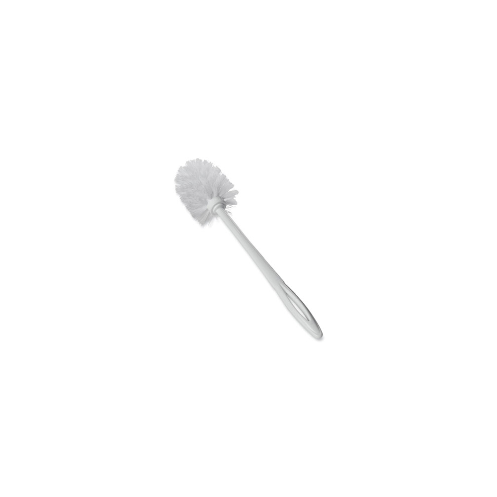 White Toilet Bowl Brush with 10” Handle