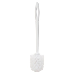 White Toilet Bowl Brush with 10” Handle