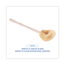 Beige Tampico Toilet Bowl Brush