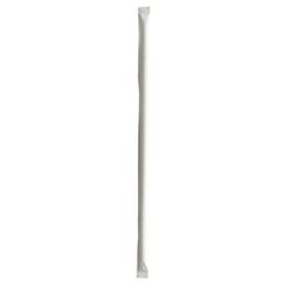 10.25” Clear Wrapped Jumbo Straws