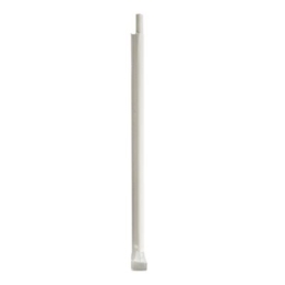 7.75” White Wrapped Jumbo Paper Straws