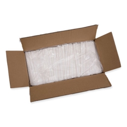 7.75” White Individually Wrapped Paper Straws