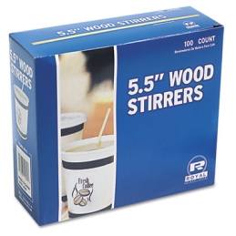 5.5” Wood Coffee Stirrers