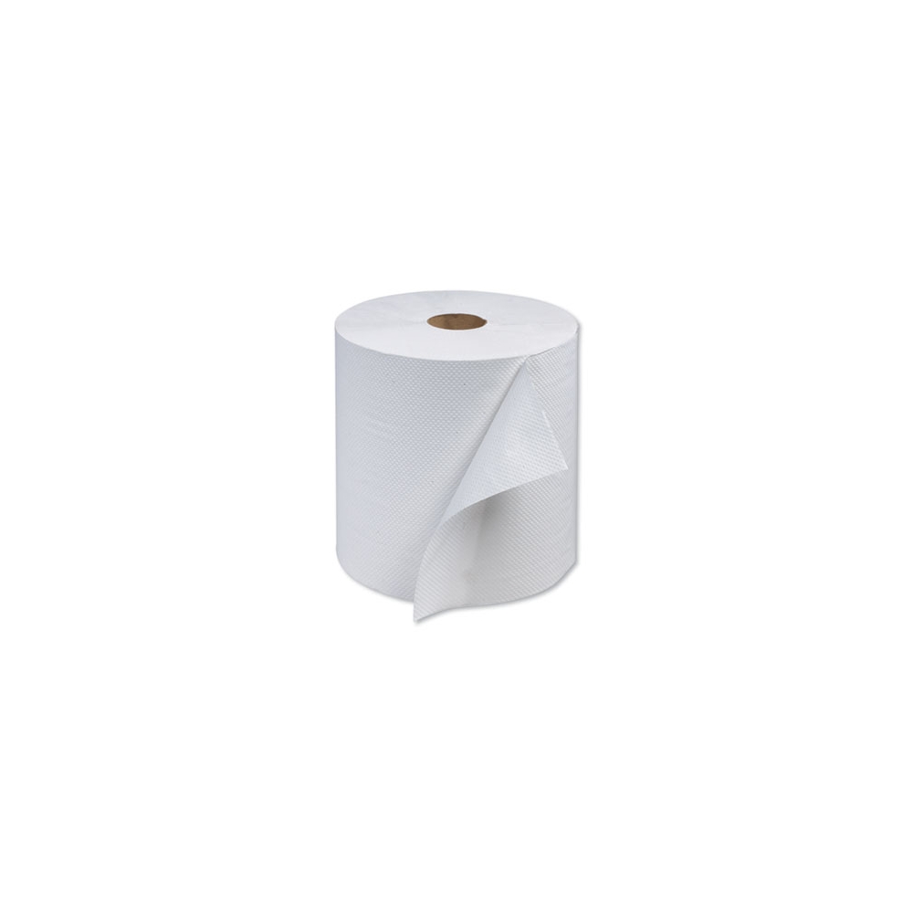 8” White Advanced Hardwound Roll Towels