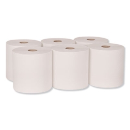 8” White Advanced Hardwound Roll Towels