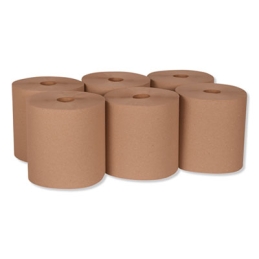 8” Natural Universal Roll Hand Towels