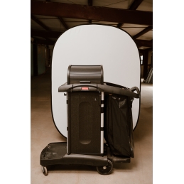 Used High-Security Healthcare Cleaning Cart