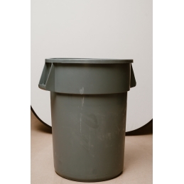 Used Gray Brute Trash Can