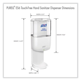 ES6 Touch Free Hand Sanitizer Dispenser