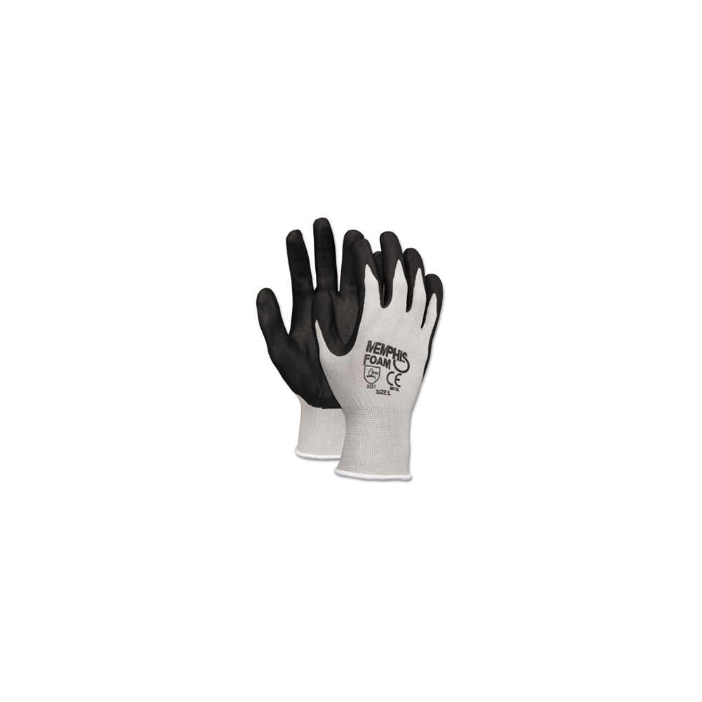 Medium Economy Foam Nitrile Gloves