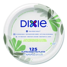 8.5” Medium Weight Pathways Soak-Proof Paper Plates