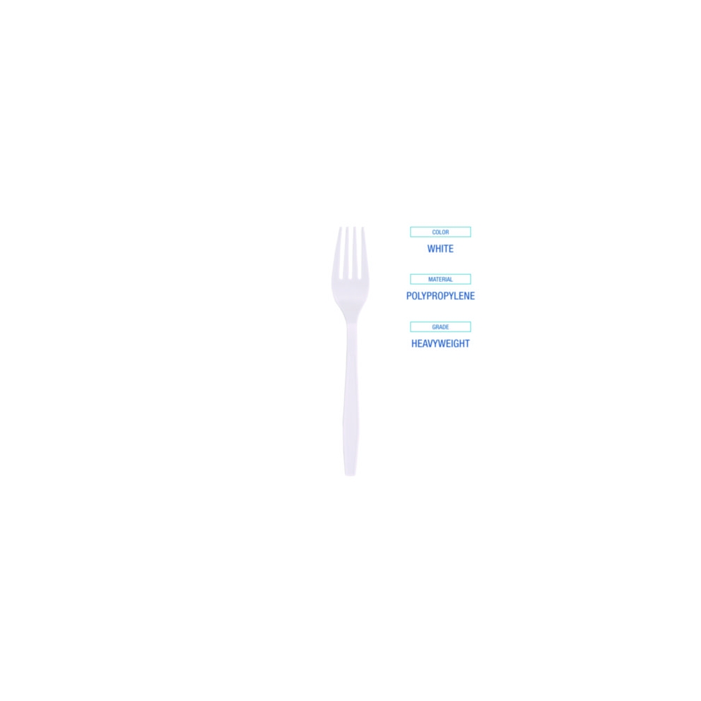 Medium Weight Polypropylene Forks